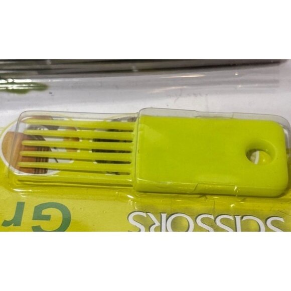Feye Herb Scissors With 5 Blades & Cleaning Comb For Snipping Green Onions Herbs - Picture 2 of 4